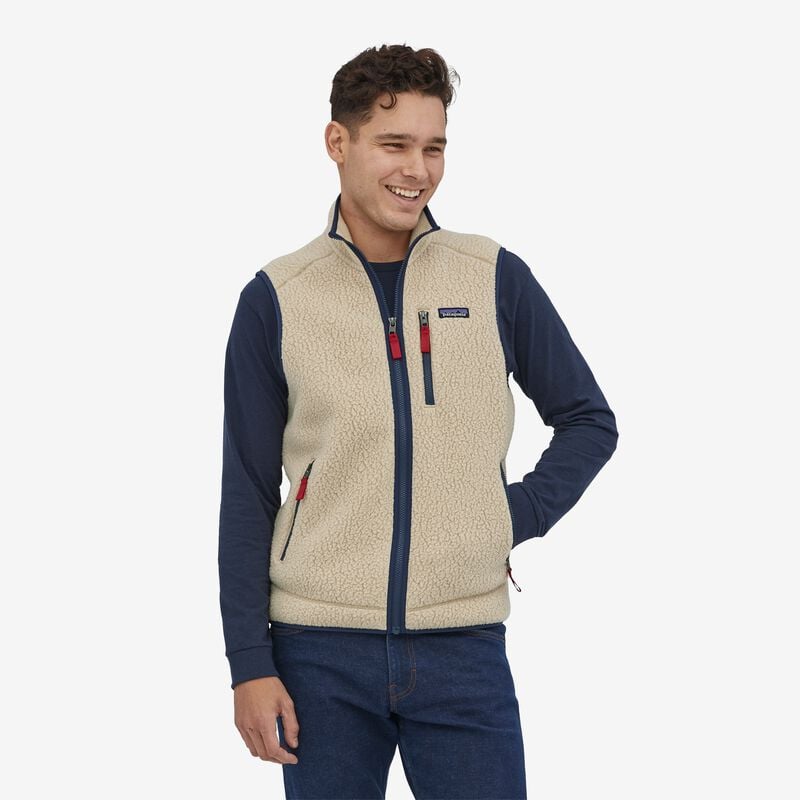 Patagonia Men's Retro Pile Fleece Vest - Dark Natural