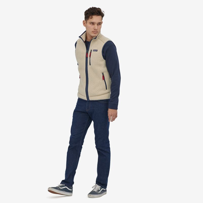 Patagonia Men's Retro Pile Fleece Vest - Dark Natural