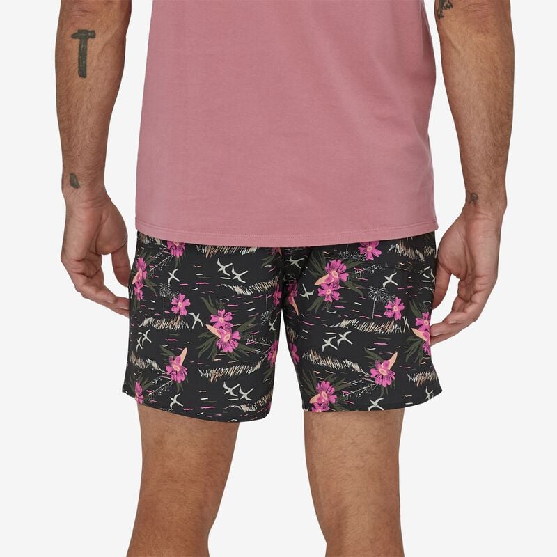 Patagonia Men's Hydropeak Volley Shorts - 16" - Faria Multi HZ: Ink Black