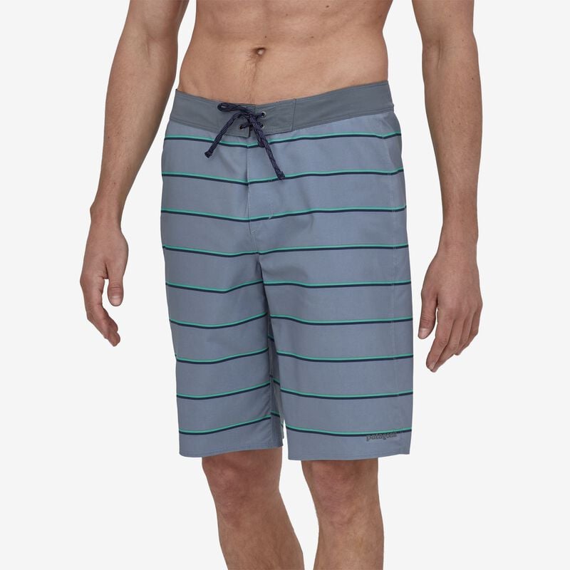 Patagonia Men's Hydropeak Boardshorts - 21" - Stranded Stripe: Light Plume Grey