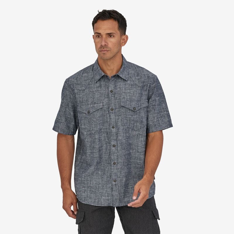 Patagonia Men's Western Snap Shirt - Chambray: New Navy