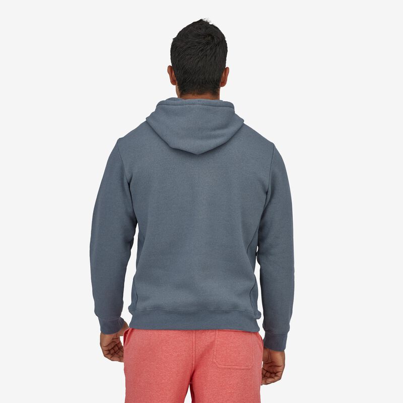 Patagonia Line Logo Ridge Stripe Uprisal Hoody - Plume Grey