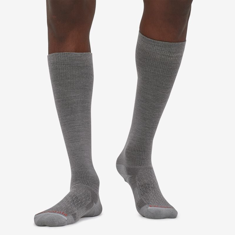 Patagonia Lightweight Merino Performance Knee Socks - Feather Grey