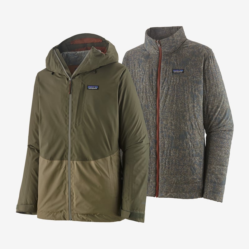 Patagonia Men's 3-in-1 Powder Town Jacket - Basin Green