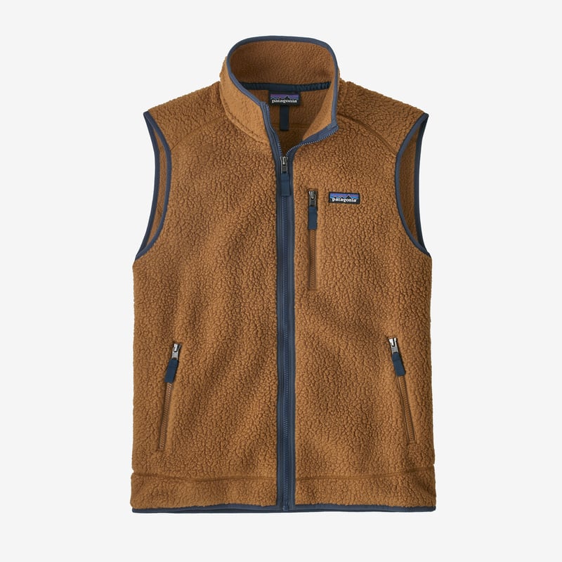 Patagonia Men's Retro Pile Fleece Vest - Bear Brown
