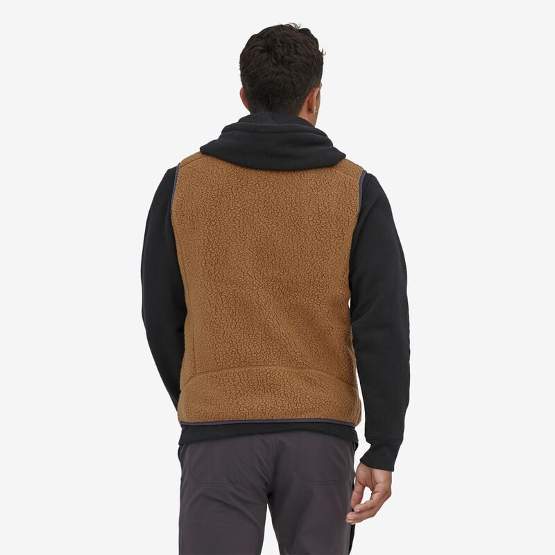Patagonia Men's Retro Pile Fleece Vest - Bear Brown