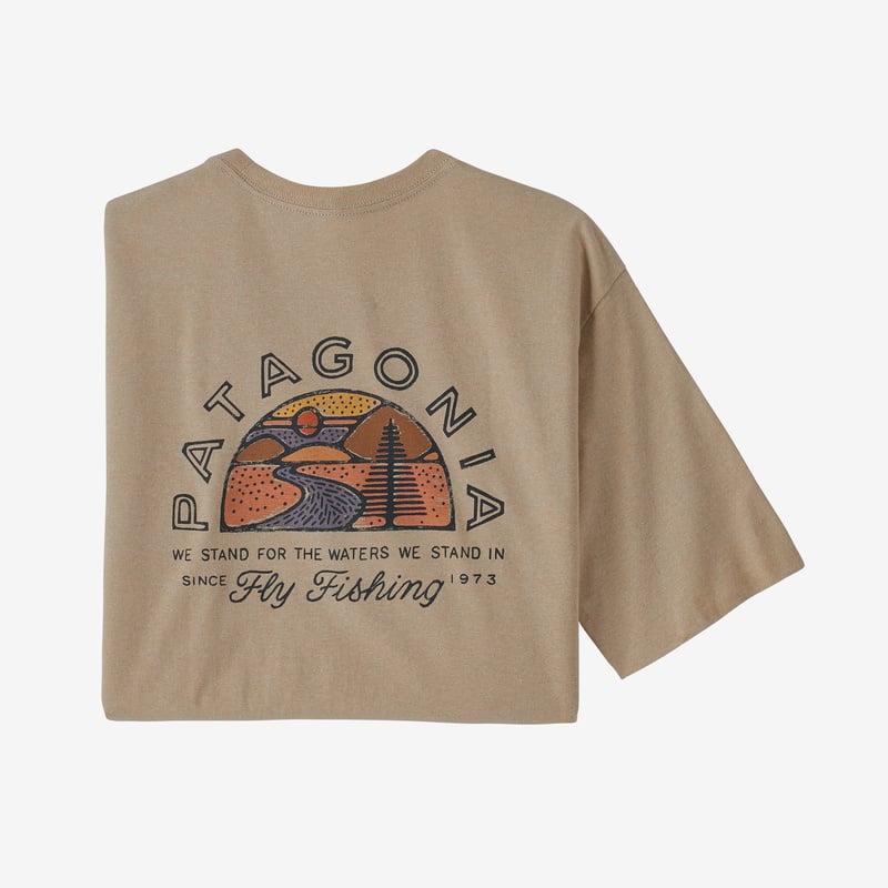 Patagonia Men's Hatch Hour Responsibili-Tee® - Oar Tan