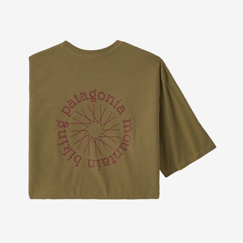 Patagonia Men's Spoke Stencil Responsibili-Tee® - Moray Khaki