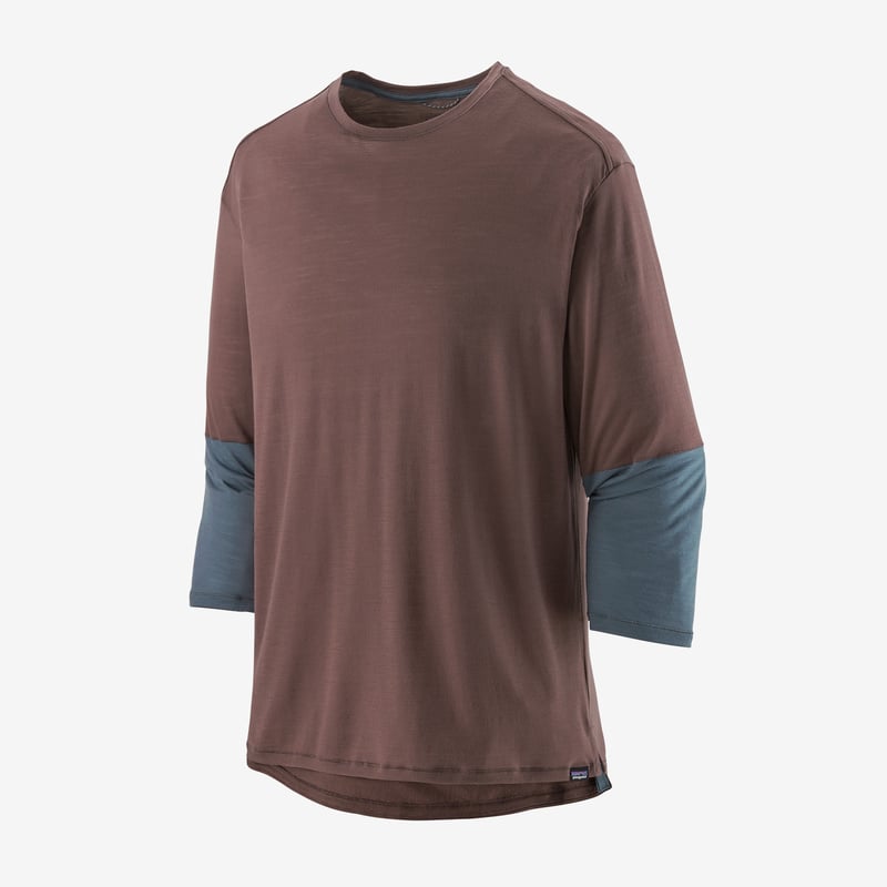 Patagonia Men's Merino 3/4-Sleeved Bike Jersey - Dusky Brown