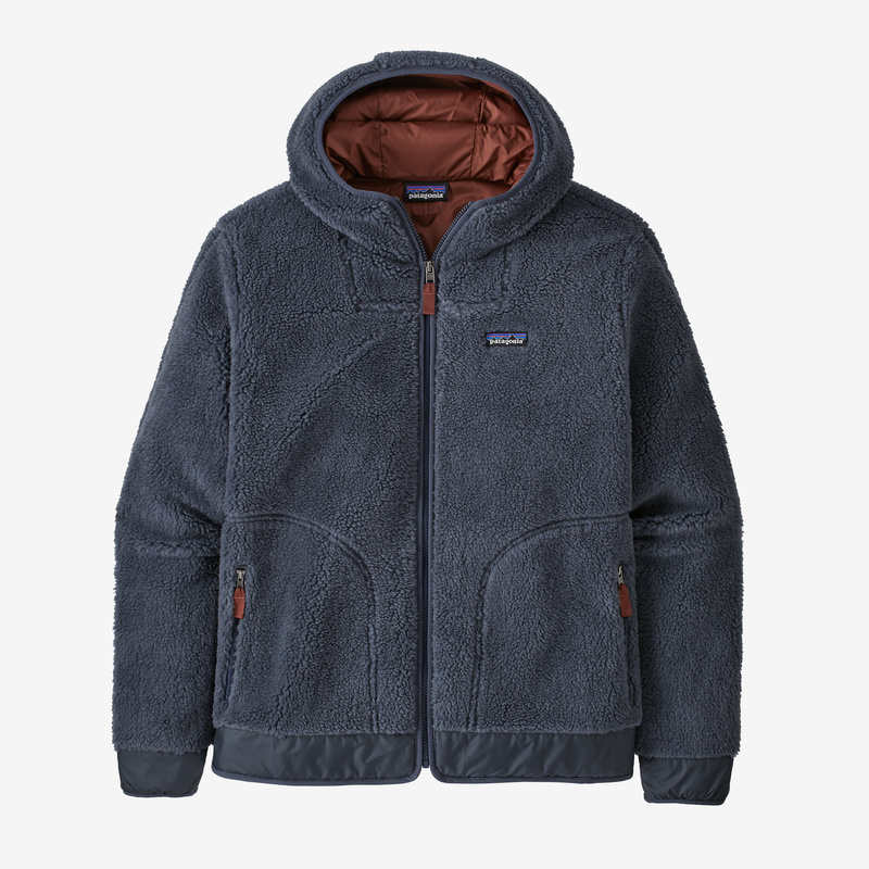 Patagonia Men's Woolyester Pile Fleece Hoody - Smolder Blue