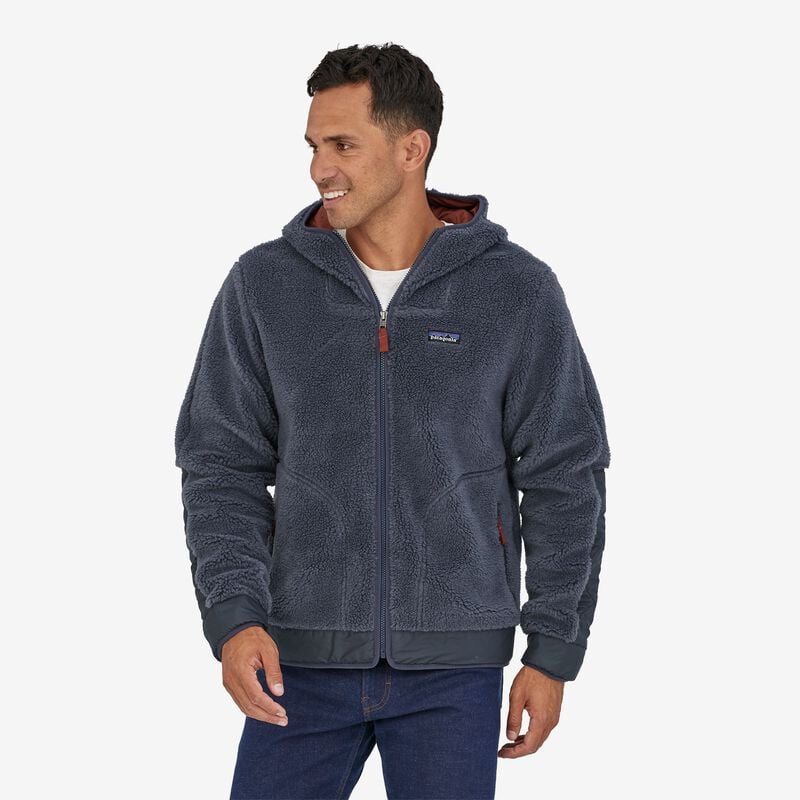 Patagonia Men's Woolyester Pile Fleece Hoody - Smolder Blue