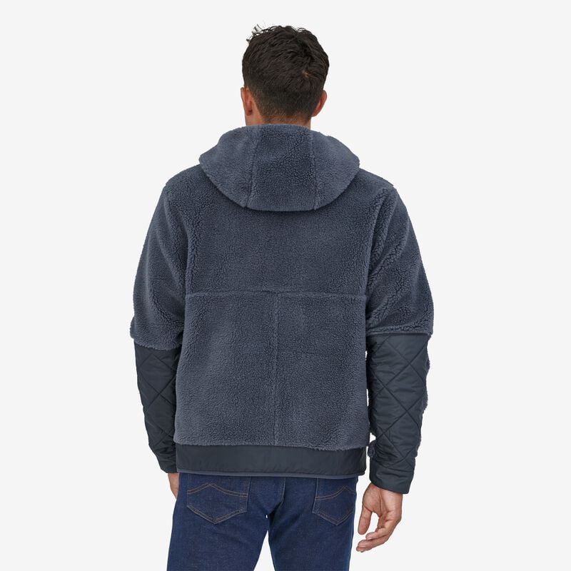 Patagonia Men's Woolyester Pile Fleece Hoody - Smolder Blue