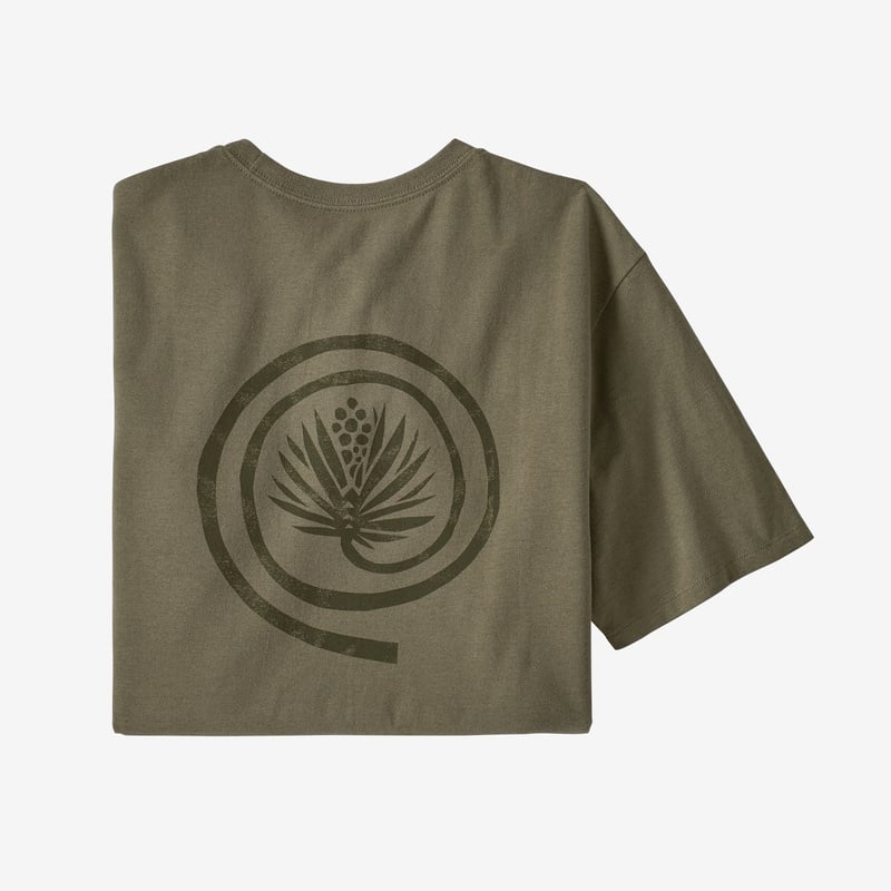 Patagonia Men's Tee-Cycle™ T-Shirt - Yucca Flow: Garden Green