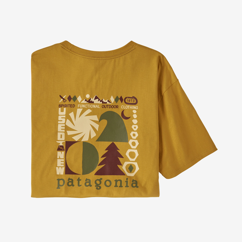 Patagonia Spirited Seasons Organic T-Shirt - Cabin Gold