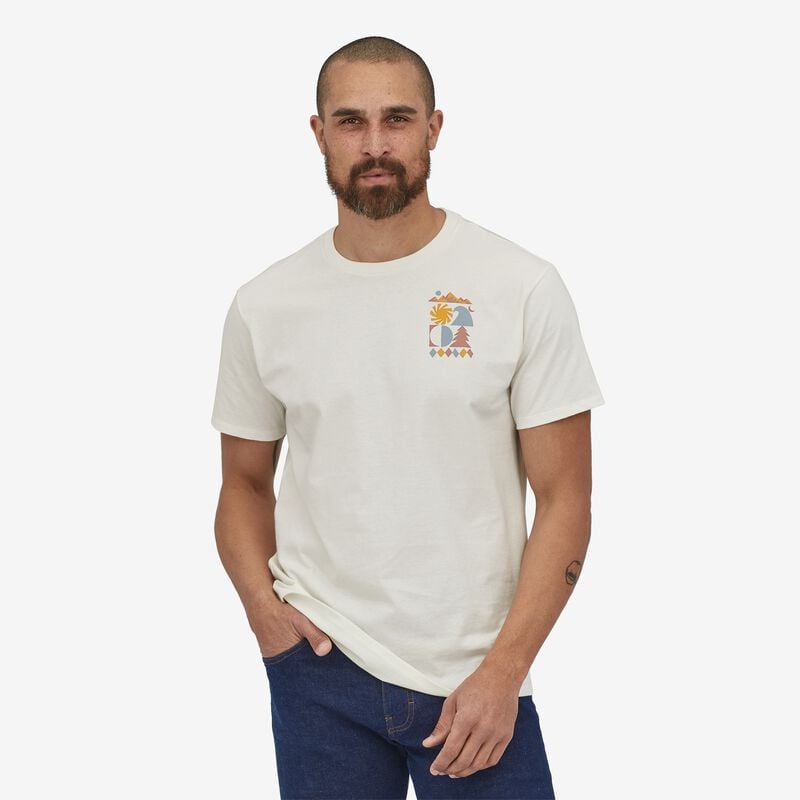 Patagonia Spirited Seasons Organic T-Shirt - Cabin Gold