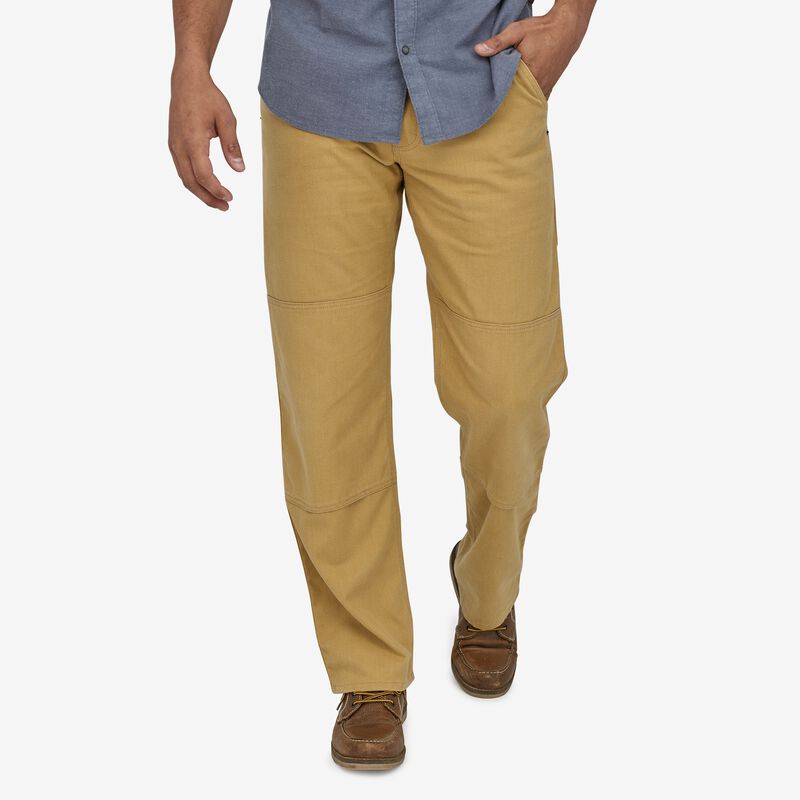 Patagonia Men's All Seasons Hemp Canvas Double Knee Pants - Long - Rattan