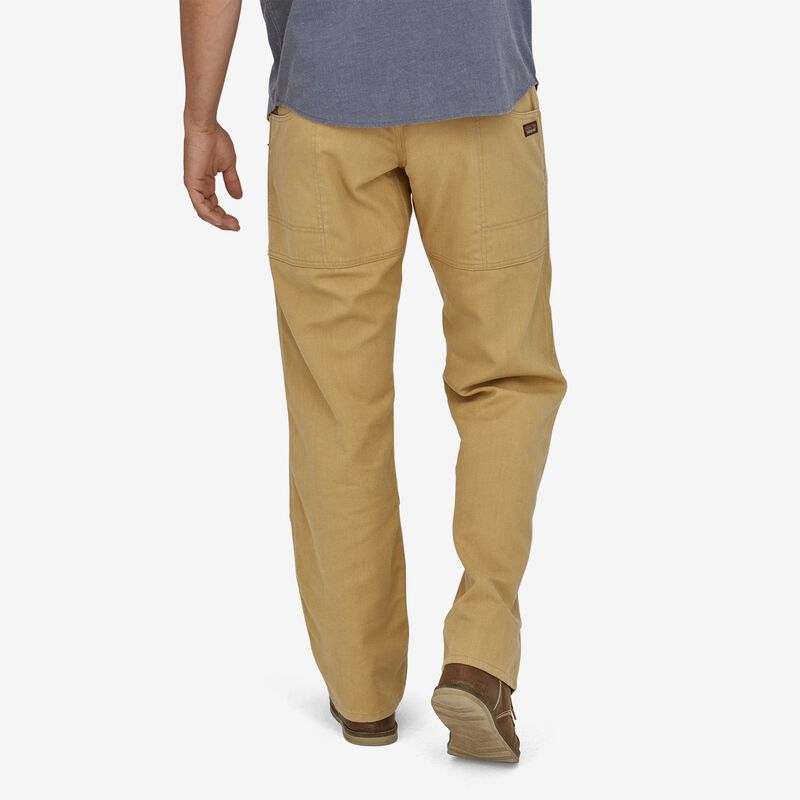 Patagonia Men's All Seasons Hemp Canvas Double Knee Pants - Long - Rattan