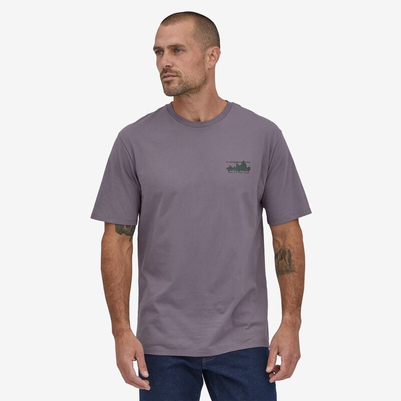 Patagonia Men's '73 Skyline Organic T-Shirt - Rustic Purple
