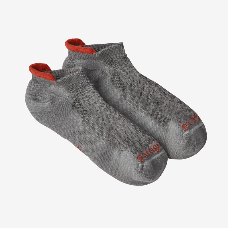 Patagonia Lightweight Merino Performance Anklet Socks - Feather Grey