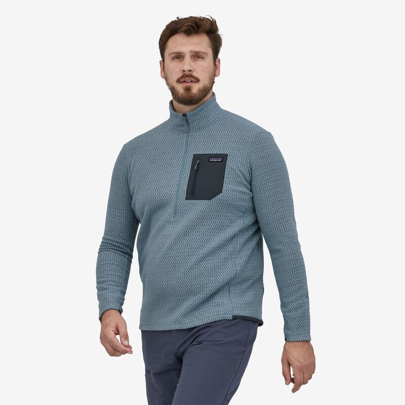 Patagonia Men's R1® Air Zip-Neck - Oar Tan
