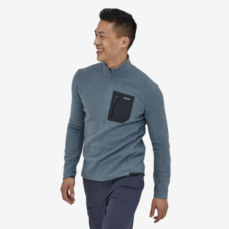 Patagonia Men's R1® Air Zip-Neck - Oar Tan