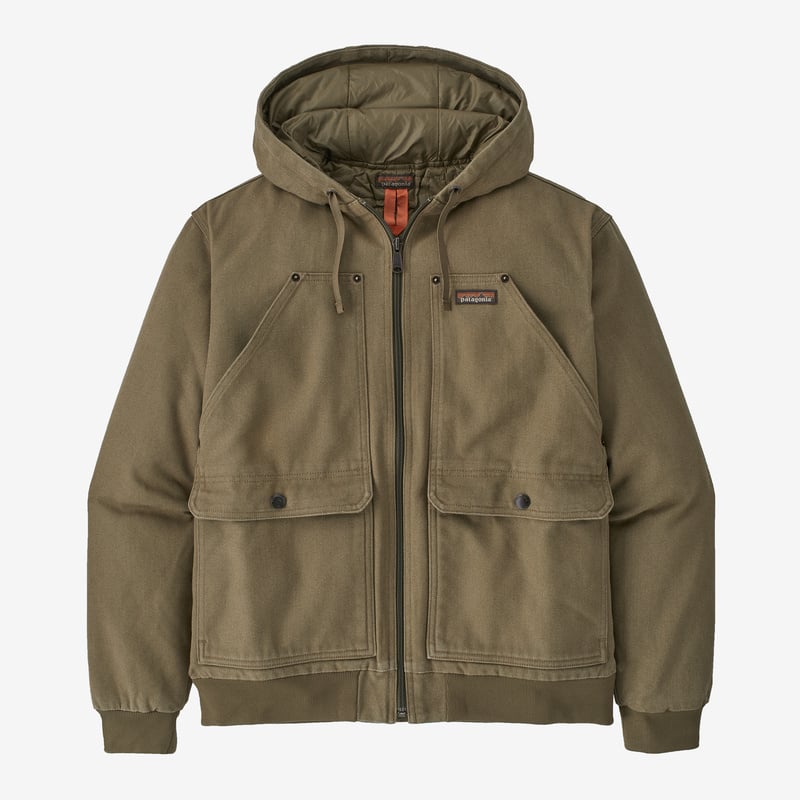 Patagonia Men's Iron Forge Hemp® Canvas Hooded Jacket - Dark Ash