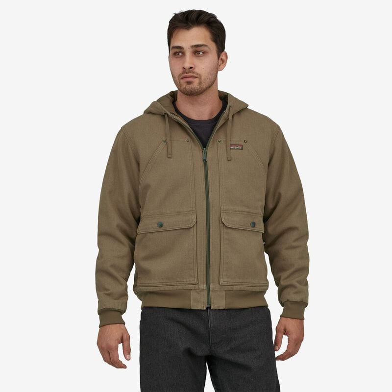 Patagonia Men's Iron Forge Hemp® Canvas Hooded Jacket - Dark Ash
