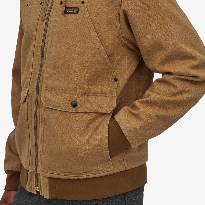 Patagonia Men's Iron Forge Hemp® Canvas Hooded Jacket - Dark Ash