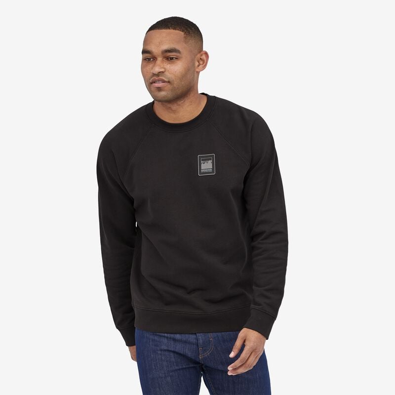 Patagonia Men's Alpine Icon Regenerative Organic Cotton Certified™ Crew Sweatshirt - New Navy