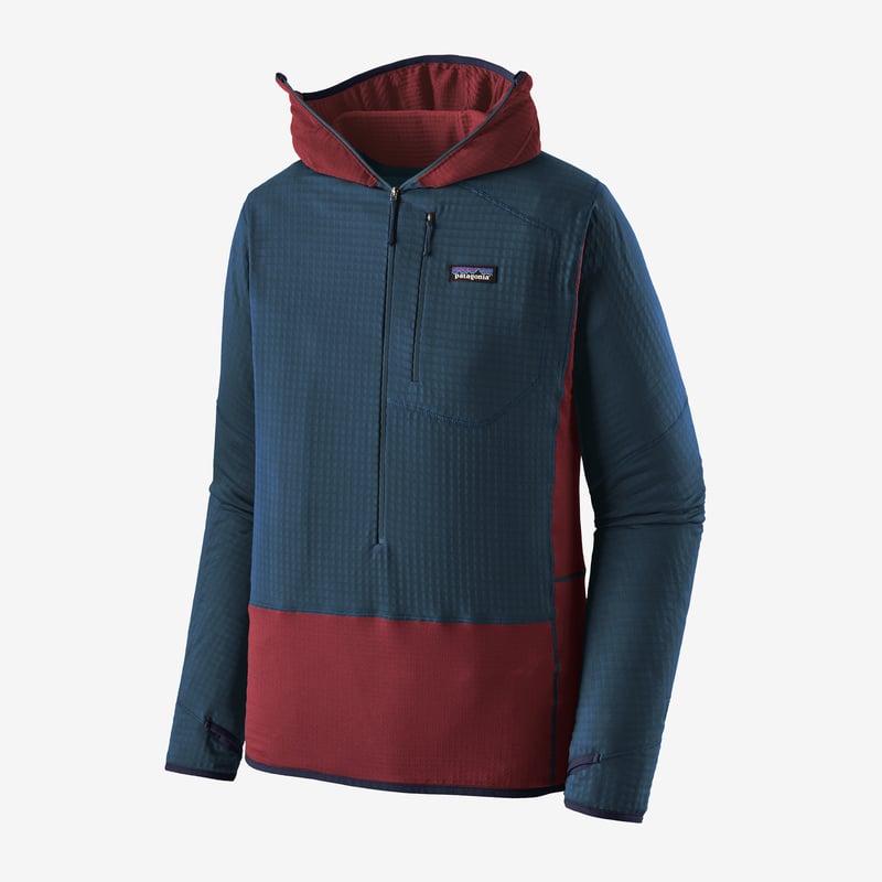 Patagonia Men's R1® Fleece Pullover Hoody - Tidepool Blue