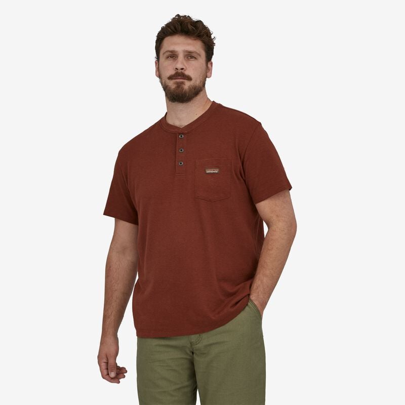 Patagonia Men's Work Henley Pocket Tee - Forge Grey