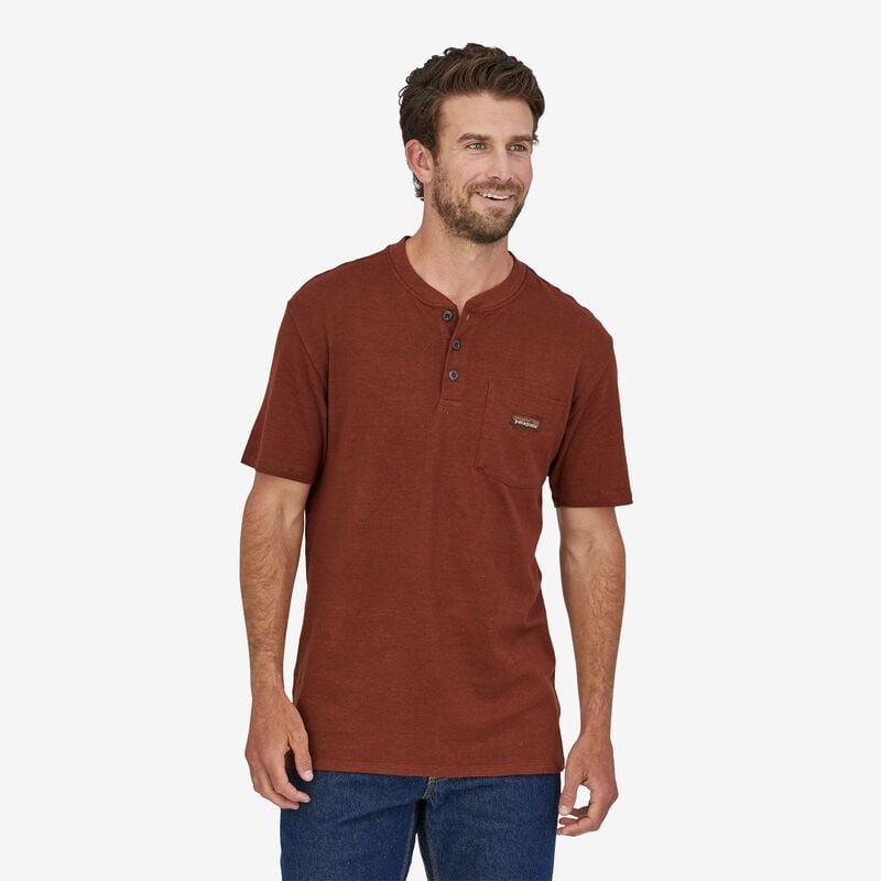 Patagonia Men's Work Henley Pocket Tee - Forge Grey