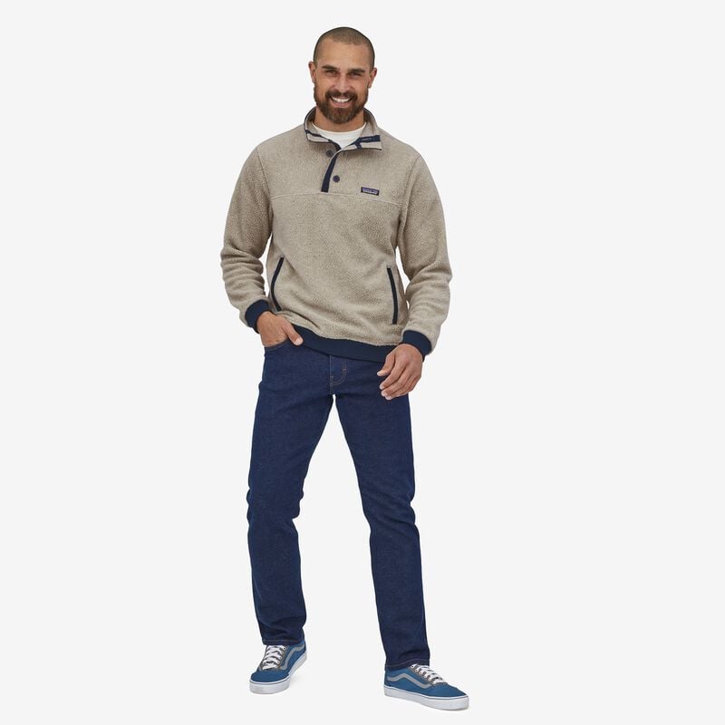 Patagonia Men's Shearling Button Fleece Pullover - Natural