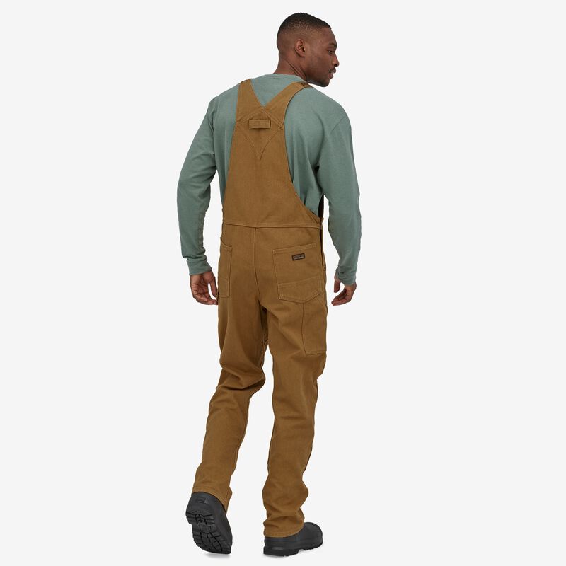Patagonia Men's Iron Forge Hemp® Canvas Bib Overalls - Long - Coriander Brown