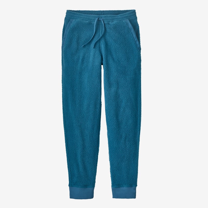 Patagonia Men's Shearling Fleece Pants - Wavy Blue