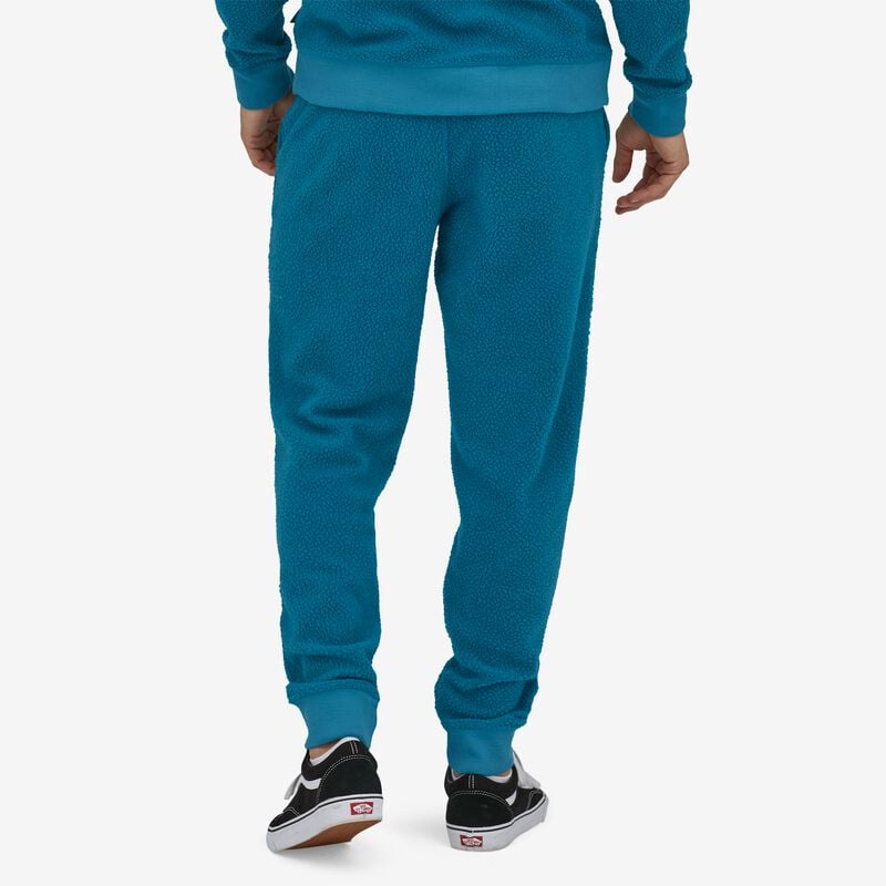 Patagonia Men's Shearling Fleece Pants - Wavy Blue