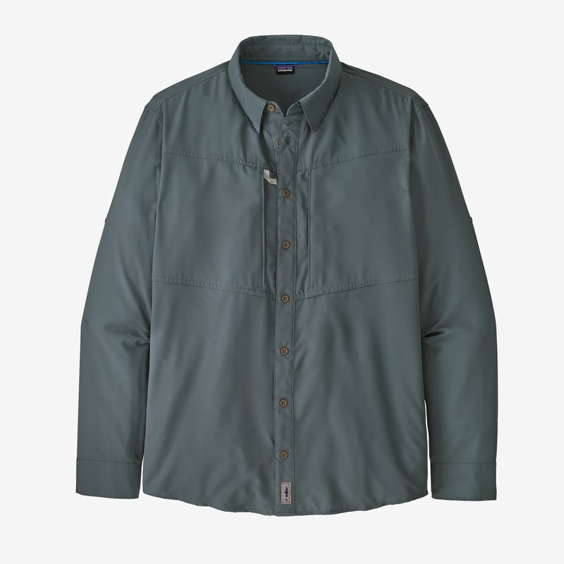 Patagonia Men's Long-Sleeved Sol Patrol® Shirt - Plume Grey