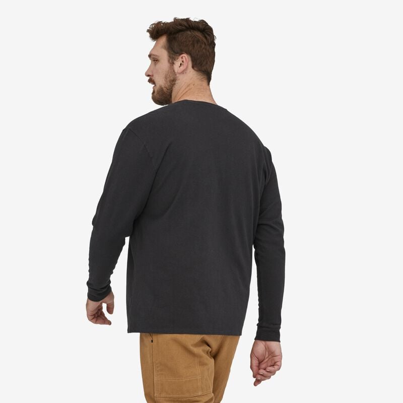 Patagonia Men's Long-Sleeved Work Pocket T-Shirt - Black
