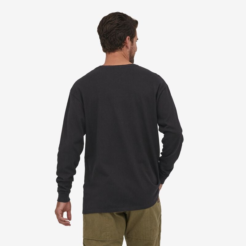 Patagonia Men's Long-Sleeved Work Pocket T-Shirt - Black