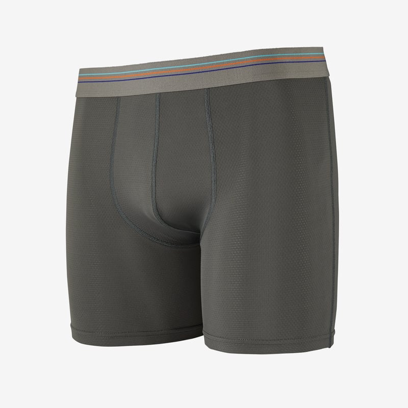 Patagonia Men's Sender Boxer Briefs - 6" - Forge Grey