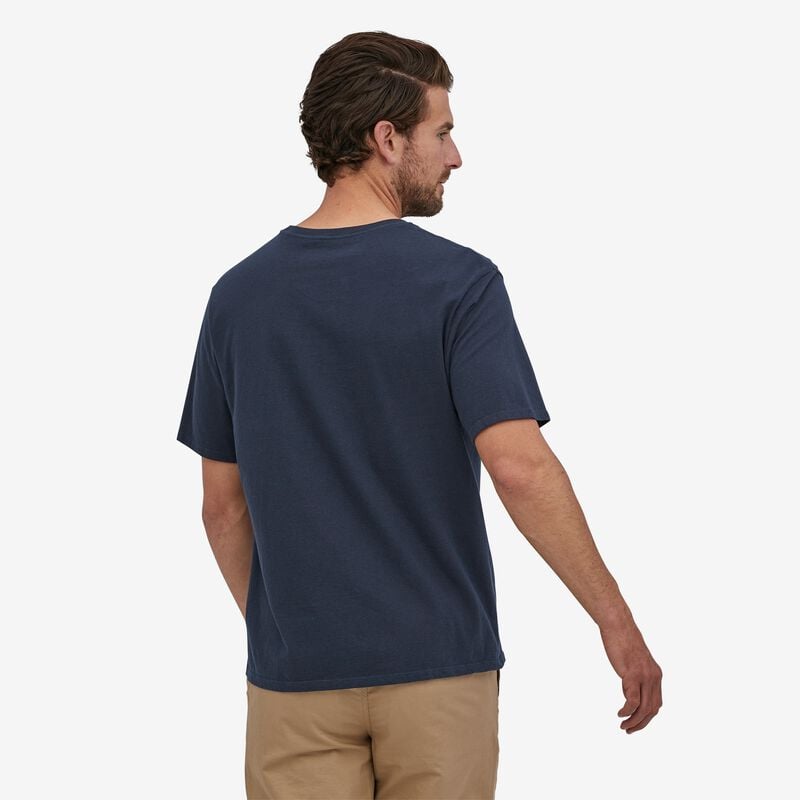 Patagonia Men's Regenerative Organic Certified™ Cotton Lightweight Tee - New Navy