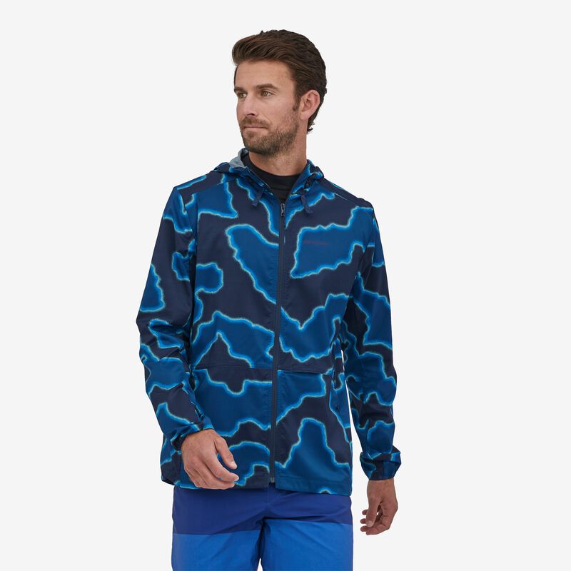 Patagonia Men's Stretch Terre Planing Hoody - Clouds: Stone Blue