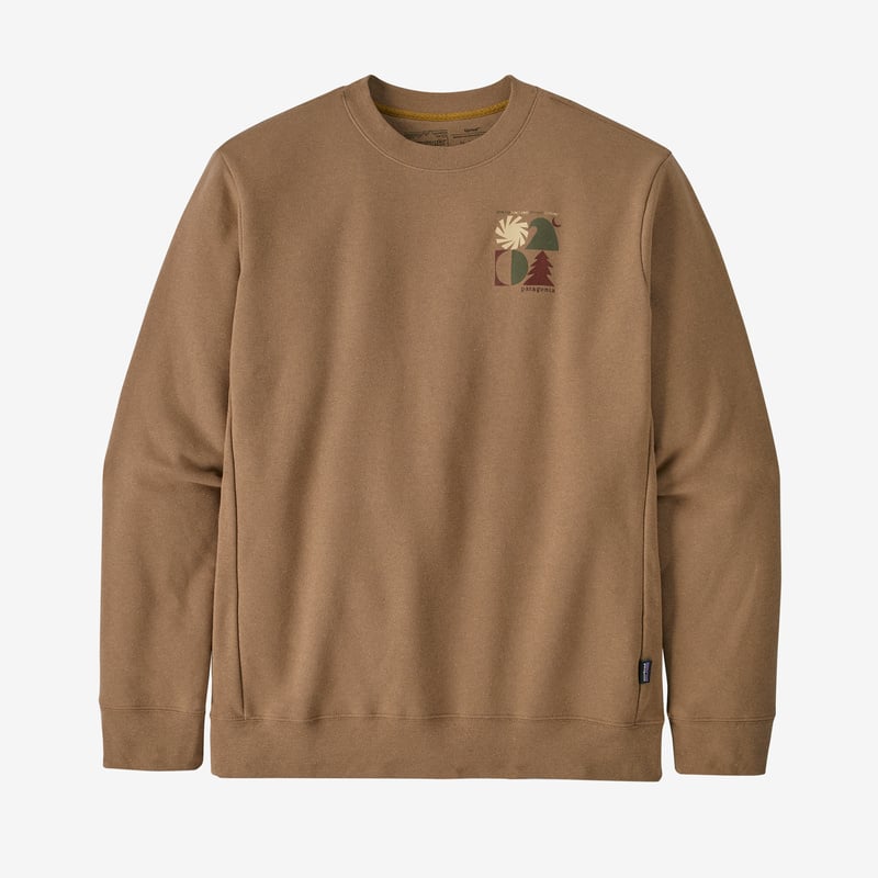 Patagonia Spirited Seasons Uprisal Crew Sweatshirt - Nest Brown