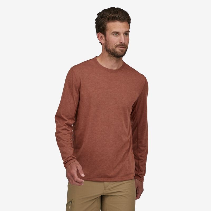 Patagonia Men's Long-Sleeved Capilene® Cool Trail Shirt - Sisu Brown