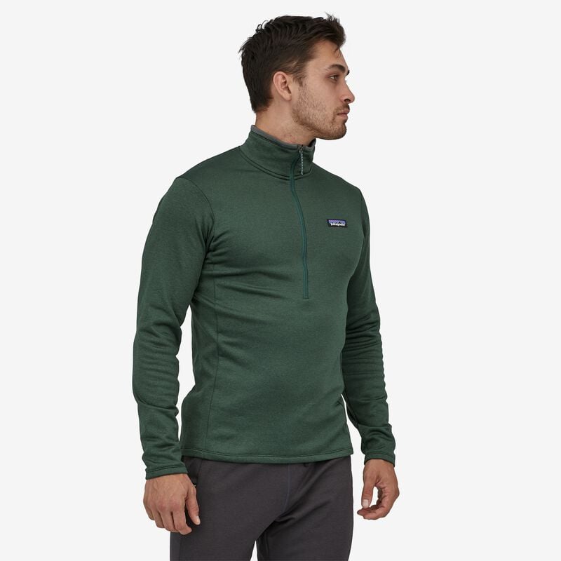 Patagonia Men's R1® Daily Zip-Neck - Northern Green - Pinyon Green X-Dye
