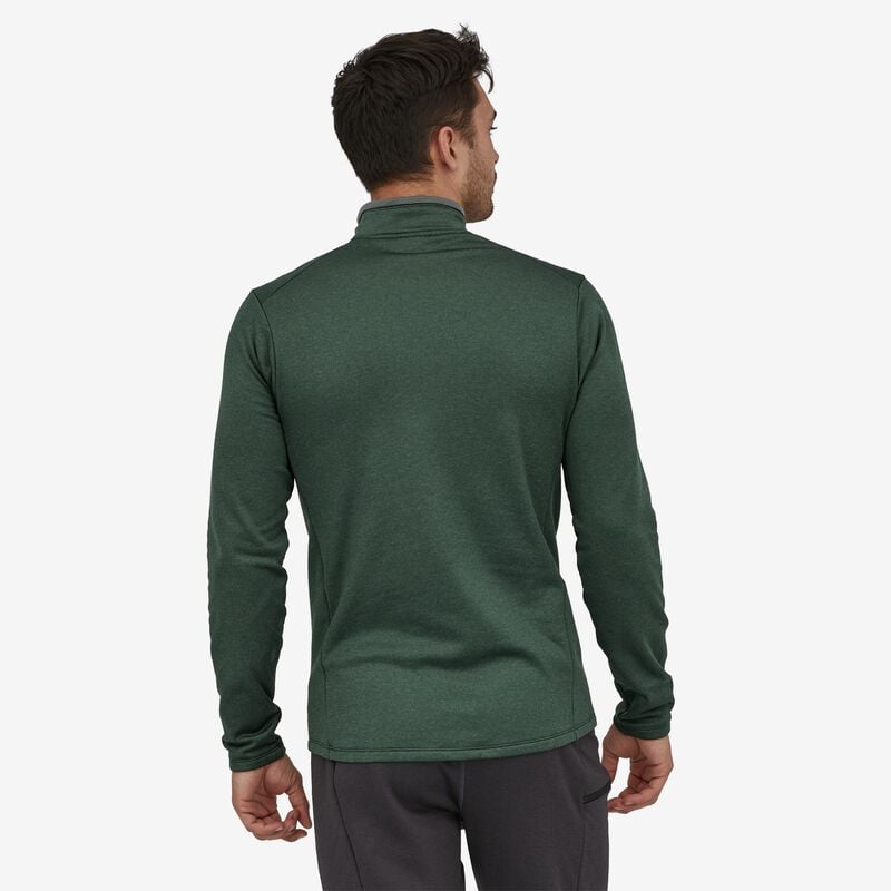 Patagonia Men's R1® Daily Zip-Neck - Northern Green - Pinyon Green X-Dye