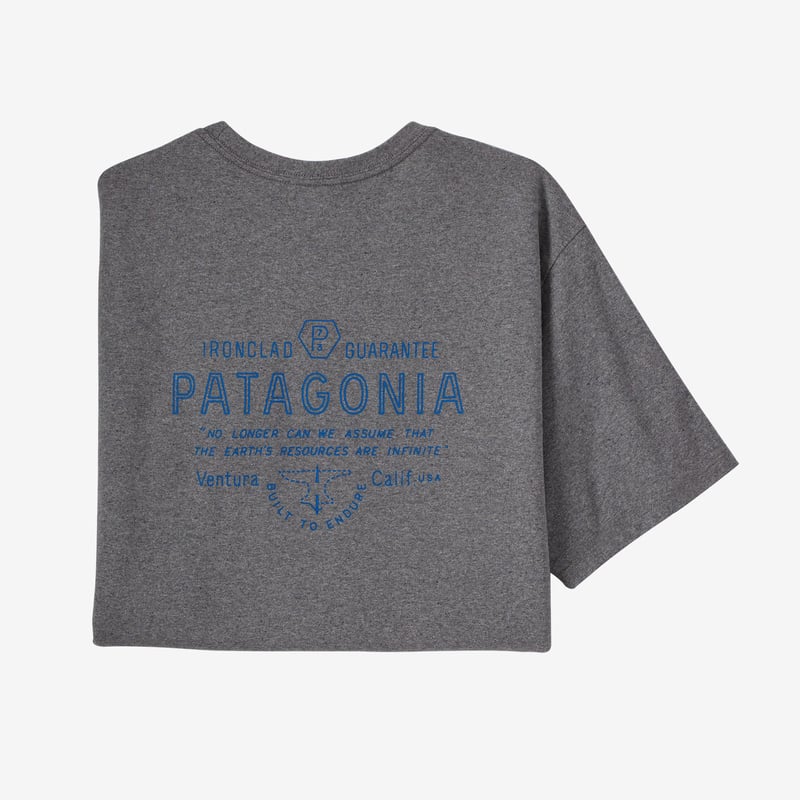 Patagonia Men's Forge Mark Responsibili-Tee® - Gravel Heather