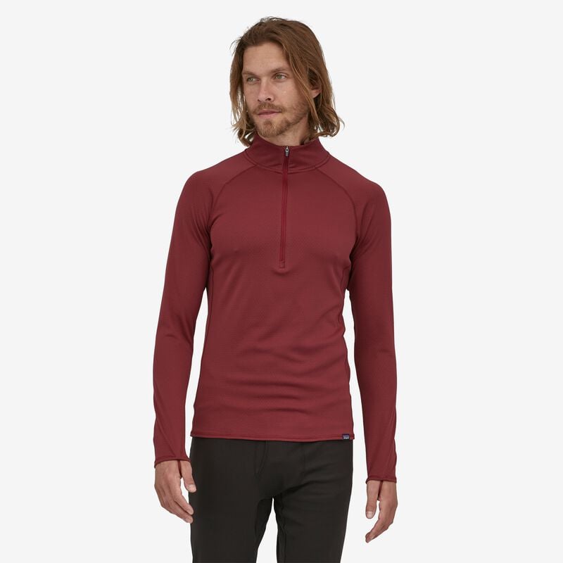 Patagonia Men's Capilene® Midweight Zip-Neck - Sequoia Red