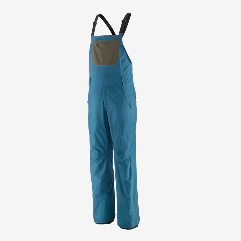 Patagonia Men's Powder Town Bibs - Wavy Blue
