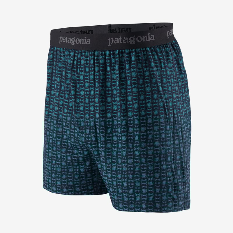 Patagonia Men's Essential Boxers - 4½" - Aligned: Pitch Blue